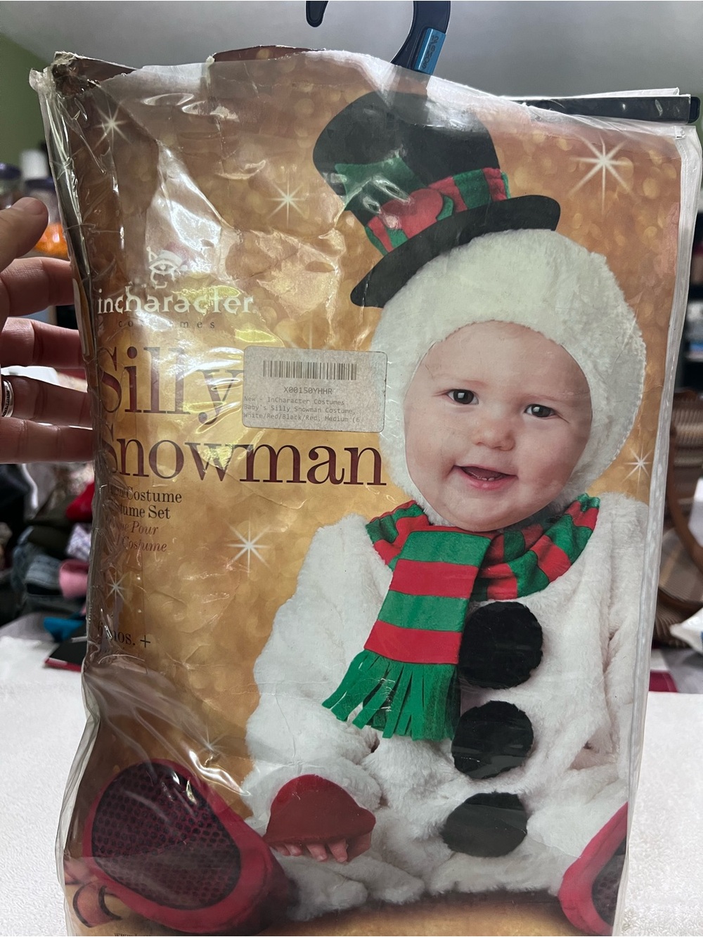 NWT InCharacter Baby’s Silly Snowman Costume Medium 12-18M Infant Christmas